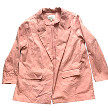 Load image into Gallery viewer, Liverpool Los Angeles Jacket Womens 2X Peachy Pink Nylon Blazer Career Plus Lady