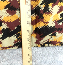 Load image into Gallery viewer, Sunrise Kingdom Shirt Adult Extra Large Yellow Maroon Patterned Button Up Mens