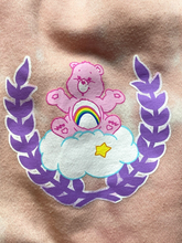 Load image into Gallery viewer, Care Bears Pants Womens Small Pink Purple Jogger Sweatpants Tie Dye Soft Cozy