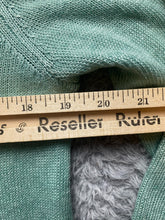 Load image into Gallery viewer, Eileen Fisher Sweater Womens Small Green 100% Linen Oversized Tunic Open Knit