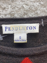 Load image into Gallery viewer, Pendleton Sweater Adult Small Brown Argyle Merino Wool Knit Pullover Mens