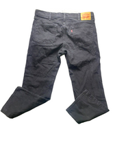 Load image into Gallery viewer, Levi's 514 Jeans Adult 38x30 Black Straight Leg Denim Stretch Zip Fly Mens