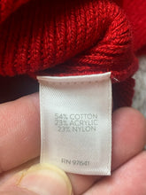 Load image into Gallery viewer, J Jill Sweater Women Large Red Turtleneck Oversized Nylon Outerwear MSRP $89 NWT