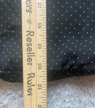 Load image into Gallery viewer, Zara Basic Shirt Womens Small Black Mini Polkadots Bow Sheer Blouse Casual Lady