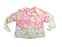 Load image into Gallery viewer, Anthropologie Pilcro Shirt Womens Extra Small Flowy Blouse Tavi Tie Dye Ladies