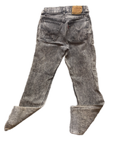 Load image into Gallery viewer, Levi's 501 Adult 27x32 Gray Stone Wash Button Fly American Workwear Mens