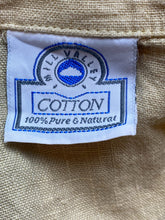 Load image into Gallery viewer, Mill Valley Shirt Womens Medium Beige Oversized Button Up Butterfly Whimsical