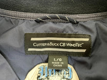 Load image into Gallery viewer, VTG DUKE Jacket Adult Large Carlyle Cup Cutter & Buck WindTec Bomber NCAA RARE