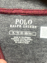 Load image into Gallery viewer, Polo Ralph Lauren Sweater Adult Extra Large Burgundy Luxury Jersey 1/4 Zip Mens