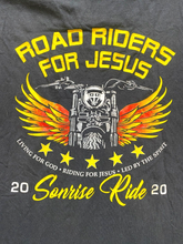 Load image into Gallery viewer, Road Riders For Jesus Shirt Adult 4XL Black Sonrise Ride Motorcycle Biker Mens
