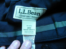 Load image into Gallery viewer, LL Bean Pants Womens 38W 100% Wool Pleated Comfort Waist Straight Leg Dress Lady