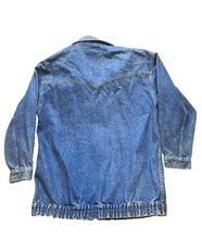Load image into Gallery viewer, Vintage Filippo Totti Jacket Adult Medium Blue Denim Button Up Trucker Jean Mens