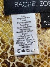 Load image into Gallery viewer, Rachel Zoe Jacket Womens Small Tan Brown Snake Skin Tunic Coat Career Blazer