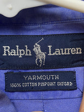 Load image into Gallery viewer, Ralph Lauren Shirt Adult 16.5/36 Large Blue Flesh Pony Yarmouth Dress Casual Men
