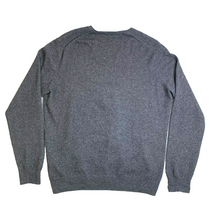 Load image into Gallery viewer, UNIQLO Sweater Adult Extra Large Black V-Neck Wool Blend Outerwear Pullover Mens