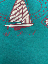 Load image into Gallery viewer, VTG Shirt Adult Extra Large Sail Boat Sailing Single Stitch Bear Seahorse Mens