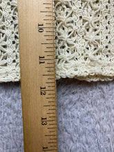 Load image into Gallery viewer, Windsor Sweater Womens Small Beige Open Knit Cropped Cardigan Outerwear Ladies