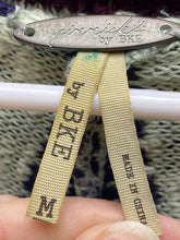 Load image into Gallery viewer, Gimmicks by BKE Cardigan Sweater Womens Medium Fringe Hooded Long Mesh Ladies