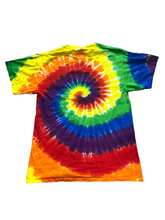 Load image into Gallery viewer, Gold Coast Shirt Adult Medium Rainbow Hippie Pit Psychedelic Smiley Tie Dye