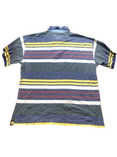 Load image into Gallery viewer, VTG JJ Oliver Shirt Adult Extra Large Navy Maroon Rugby Golf Polo 90s Mens