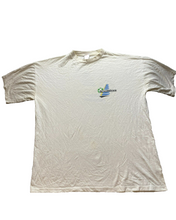 Load image into Gallery viewer, VTG Familia Schurmann Shirt Adult Extra Large Ivory Single Stitch Sailboat Mens