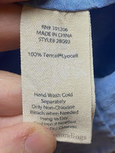 Load image into Gallery viewer, Soft Surroundings Shirt Womens Extra Small Blue Island Breeze Boho Tencel Lyocel