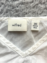 Load image into Gallery viewer, Aritzia Wilfred Dress Womens 2XS XXS White Slip Tank Peasant Boho Modal Ladies