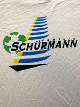Load image into Gallery viewer, VTG Familia Schurmann Shirt Adult Extra Large Ivory Single Stitch Sailboat Mens