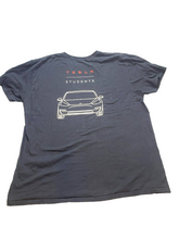 Load image into Gallery viewer, Tesla Shirt Adult 2X Black Students Performance Electric Car Crewneck Plus Mens