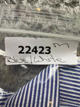 Load image into Gallery viewer, Ralph Lauren Shirt Adult Medium Blue White Striped Button Up Pink Pony Mens