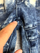 Load image into Gallery viewer, Road Narrows Jeans Adult 34x31 Blue Beached Distressed Punk Rock Denim Mens