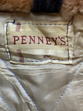 Load image into Gallery viewer, VTG Penny's Jacket Adult 20 (Med) Quilted 1950's Faux Fur Hood Parka Outdoor Men