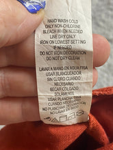 Load image into Gallery viewer, XOXO Romper Womens Large Rust Embellished Halter Shorts Linen Boho Ladies NWT