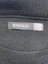 Load image into Gallery viewer, Bagazio Sweater Adult Large Black White Geometric Outerwear Pullover Mens