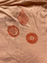 Load image into Gallery viewer, VOLCOM Shirt Youth Medium Peach Ombre Universal Visionaries Streetwear Girls