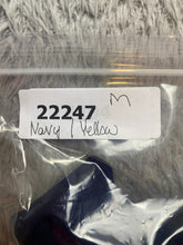 Load image into Gallery viewer, Straight Down Shirt Adult 2XL Navy Yellow Stripes U.S Open Pebble Beach Polo Men