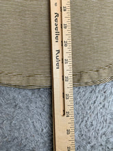 Load image into Gallery viewer, Free People Shirt Womens Small Olive Green Striped Puff Sleeve Penelope Ladies
