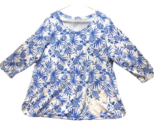 Load image into Gallery viewer, J Jill Shirt Womens 2X AOP Pineapple Tropical Flowy Boho Blouse Peasant Plus