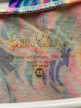 Load image into Gallery viewer, Lilly Pulitzer Shirt Womens Extra Small Pelican Pink Flamingos Stretch Peasant