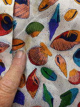Load image into Gallery viewer, VTG Notations Shirt Womens Medium AOP Seashells Seashellcore Beachy Oversized