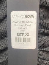 Load image into Gallery viewer, Fashion Nova Pants Women 2XL (36x30.5) Ruched Spandex Stretch Always Be Mine NWT