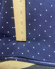 Load image into Gallery viewer, Eliza J Dress Womens 20W Navy White Polkadots Ruffle Trim Sheath Boho Plus Lady