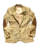 Load image into Gallery viewer, Cotler Sport Coat Mens 38 Tan Corduroy Elbow Patches Single Breasted Suit Blazer
