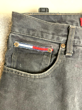 Load image into Gallery viewer, VTG Tommy Hilfiger Jeans Adult 31x34 Black Denim Streetwear Skater Baggy Mens