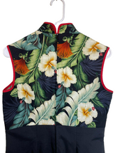 Load image into Gallery viewer, CAREY HAWAII Dress Womens Small Black Flower Traditional Cheongsam Chinese Lady