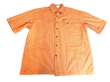 Load image into Gallery viewer, G-Unit Shirt Adult 2XL Orange Button Up Tools of the Trade Pocket 50 Cent Mens