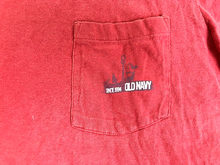 Load image into Gallery viewer, VTG Old Navy Shirt Adult Medium Red Single Stitch BAHAMA MAMA'S Mermaid Mens
