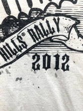 Load image into Gallery viewer, Sturgis Shirt Adult Large White Black Hills Rally 2012 Motorcycle Biker Mens