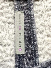 Load image into Gallery viewer, Athleta Shirt Womens XXS 2XS Gray Pose Racerback Athleisure Cut Out Spandex Lady