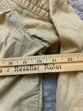 Load image into Gallery viewer, Eddie Bauer Jacket Womens Large Tan Button Up Pockets Corduroy Outdoor Trucker
